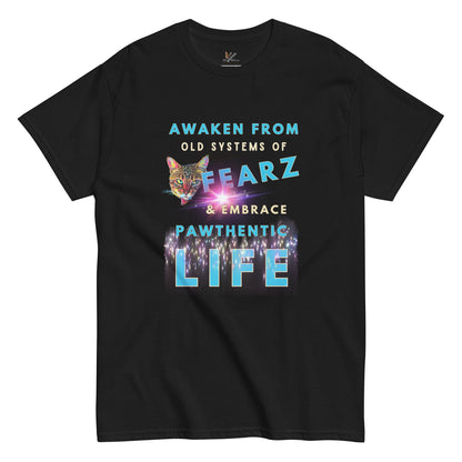 Awaken From Fear Unisex Classic Tee - My Social Cat Bonafide Boutique LLCAwaken From Fear Unisex Classic TeeT-shirtMy Social Cat Bonafide Boutique LLCSawakenfear