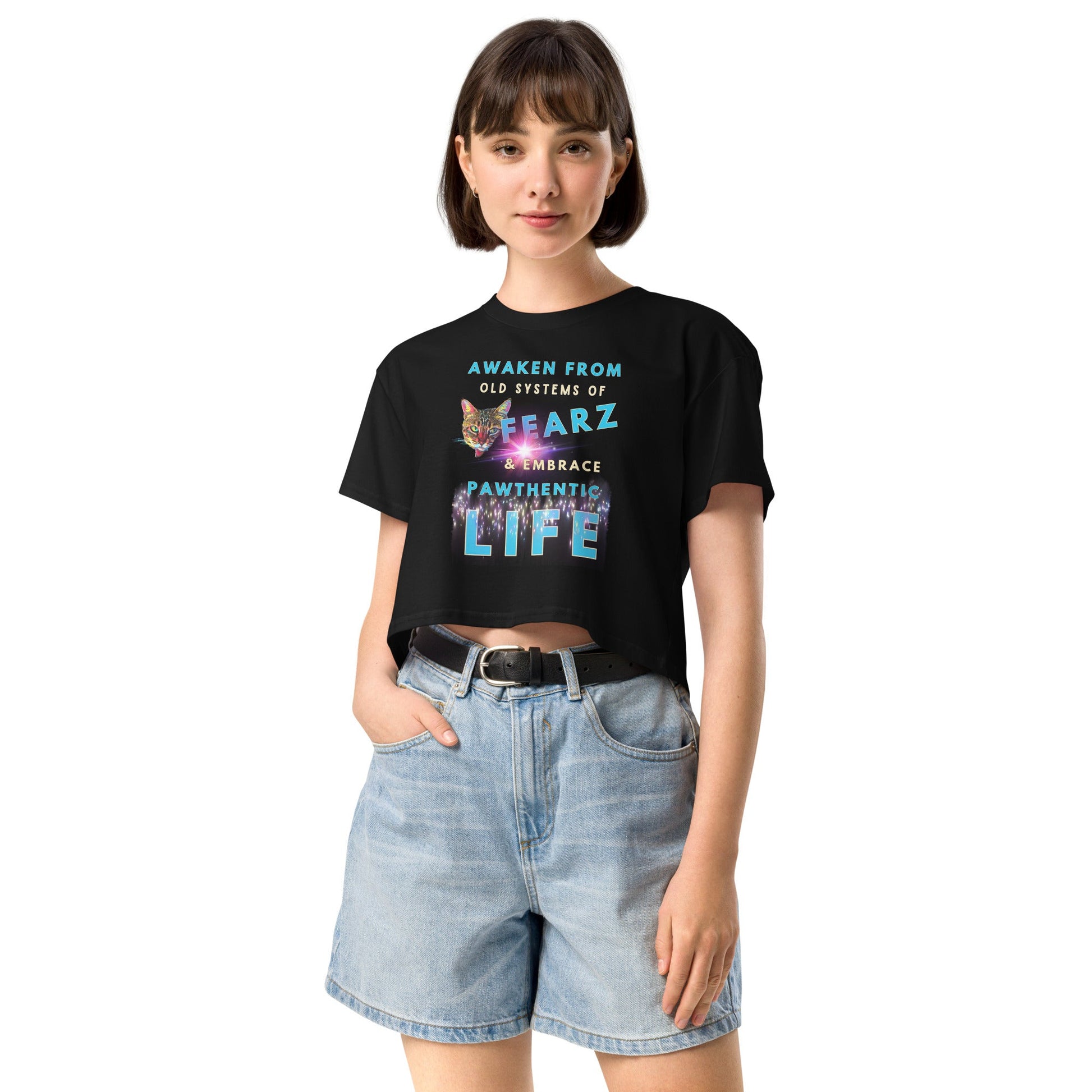Awaken From Fear Women’s Crop Top - My Social Cat Bonafide Boutique LLCAwaken From Fear Women’s Crop Topcrop topMy Social Cat Bonafide Boutique LLCXSawakenfear