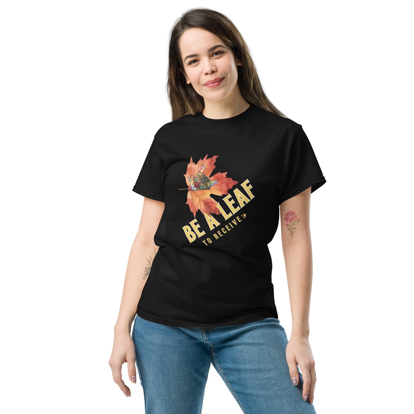 Be a Leaf Unisex Classic Tee (Limited Edition) - My Social Cat Bonafide Boutique LLC  