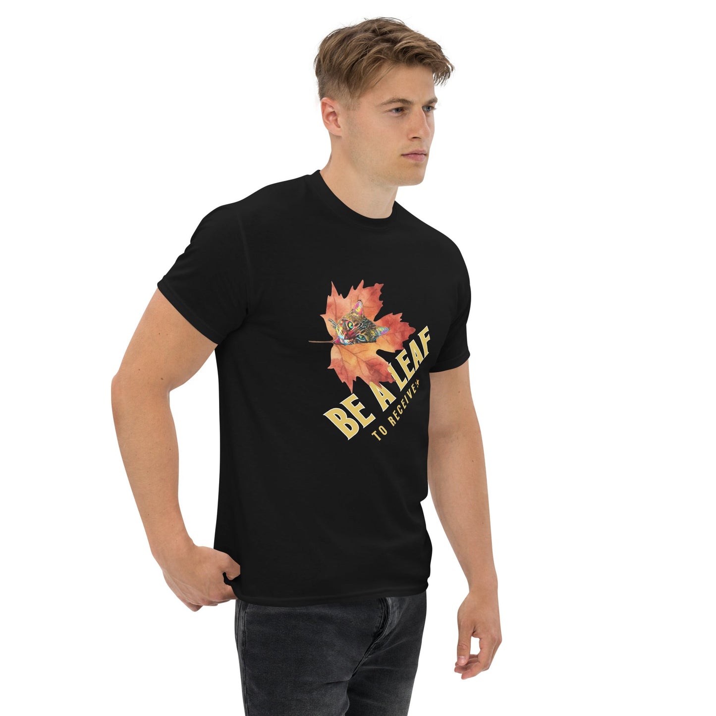 Be a Leaf Unisex Classic Tee (Limited Edition) - My Social Cat Bonafide Boutique LLC 