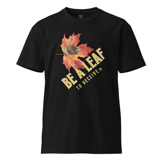 Be a Leaf Unisex Premium Tee (Limited Edition) - My Social Cat Bonafide Boutique LLCBe a Leaf Unisex Premium Tee (Limited Edition)T-shirtMy Social Cat Bonafide Boutique LLCBlackMbecat