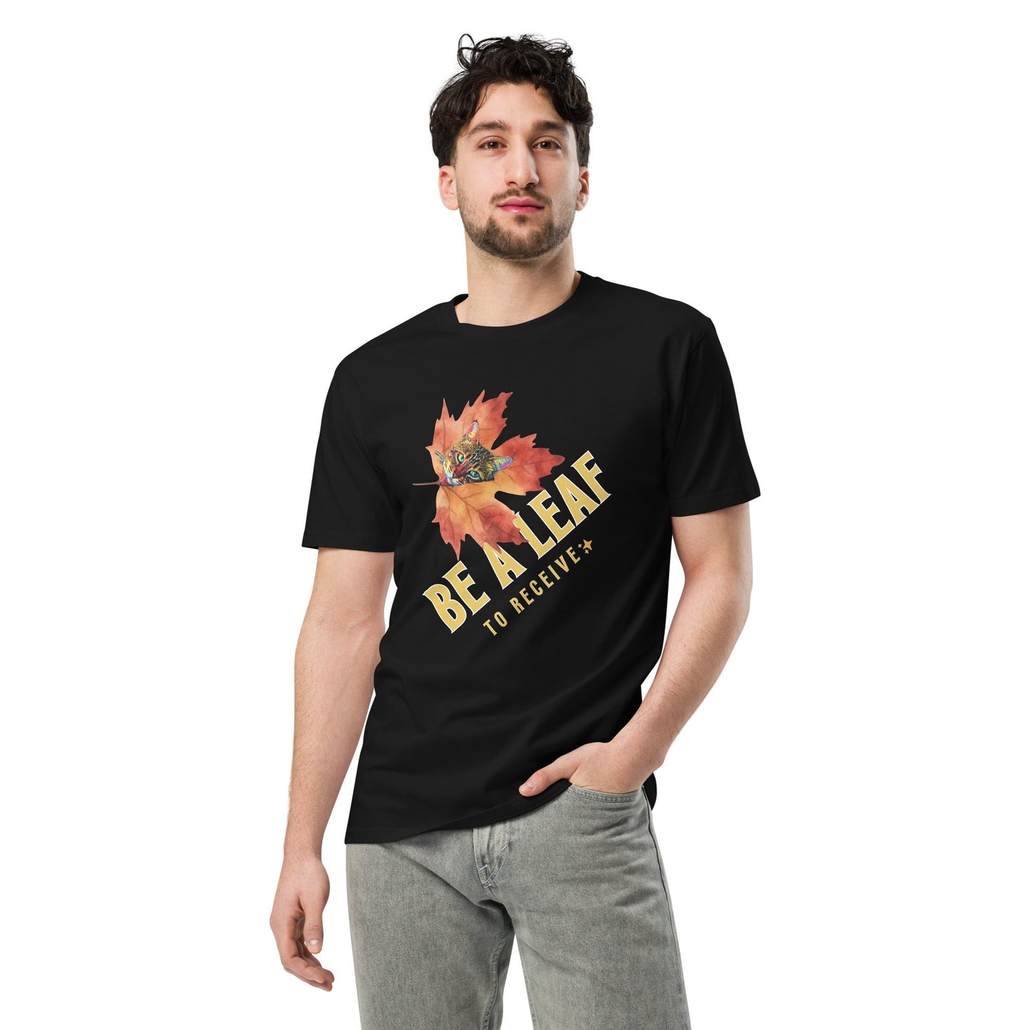 Be a Leaf Unisex Premium Tee (Limited Edition) - My Social Cat Bonafide Boutique LLCBe a Leaf Unisex Premium Tee (Limited Edition)T-shirtMy Social Cat Bonafide Boutique LLCBlackMbecat
