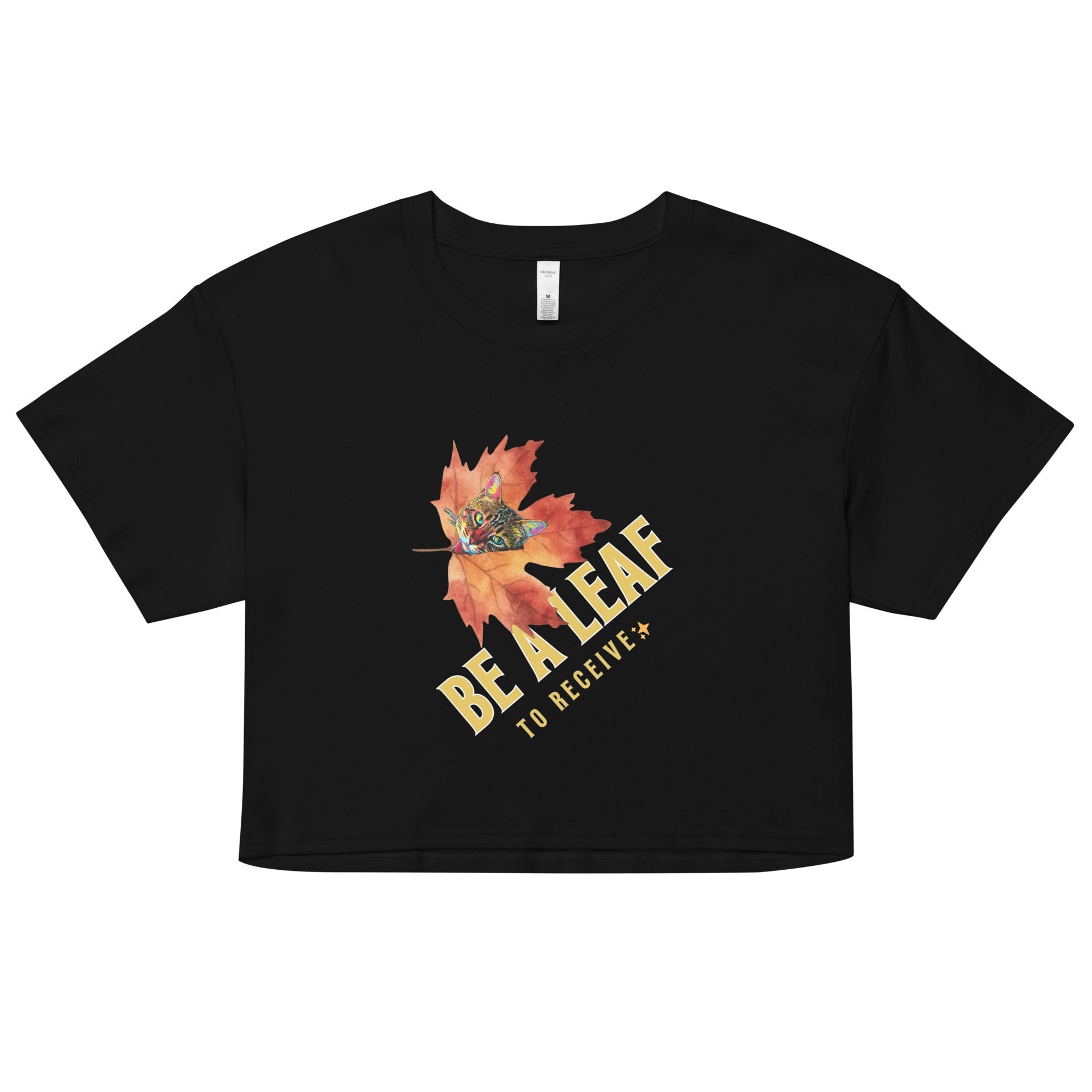 Be a Leaf Women’s Crop Top - My Social Cat Bonafide Boutique LLC