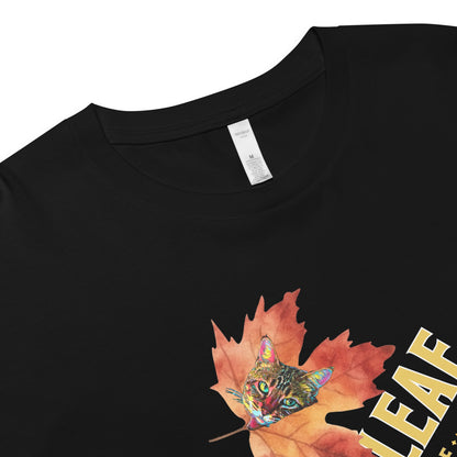 Be a Leaf Women’s Crop Top - My Social Cat Bonafide Boutique LLC