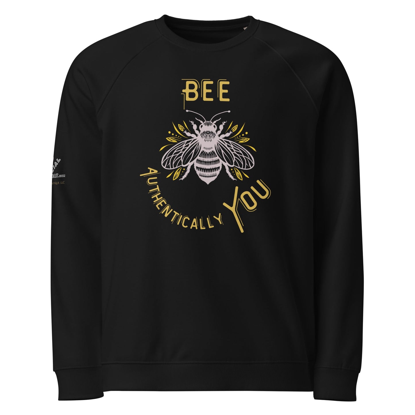 Be Authentically You Unisex Organic Plush Sweatshirt - My Social Cat Bonafide Boutique LLCBe Authentically You Unisex Organic Plush SweatshirtSweatshirtMy Social Cat Bonafide Boutique LLCBlackXSbeepremium