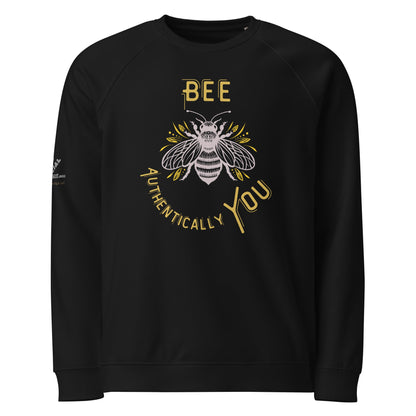 Be Authentically You Unisex Organic Plush Sweatshirt - My Social Cat Bonafide Boutique LLCBe Authentically You Unisex Organic Plush SweatshirtSweatshirtMy Social Cat Bonafide Boutique LLCBlackXSbeepremium