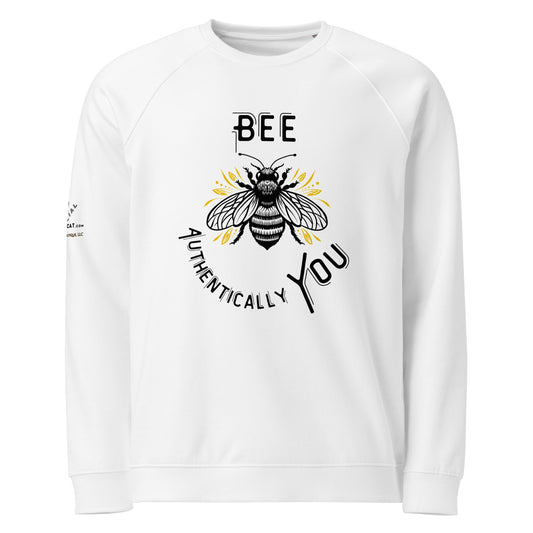 Be Authentically You Unisex Organic Plush Sweatshirt - My Social Cat Bonafide Boutique LLCBe Authentically You Unisex Organic Plush SweatshirtSweatshirtMy Social Cat Bonafide Boutique LLCWhiteXSbeepremium