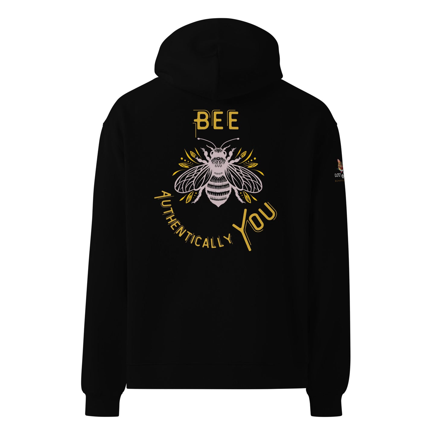 Be Authentically You Unisex Plush Hoodie - My Social Cat Bonafide Boutique LLCBe Authentically You Unisex Plush HoodieHooded sweatshirtMy Social Cat Bonafide Boutique LLCBlackSbeehoodie