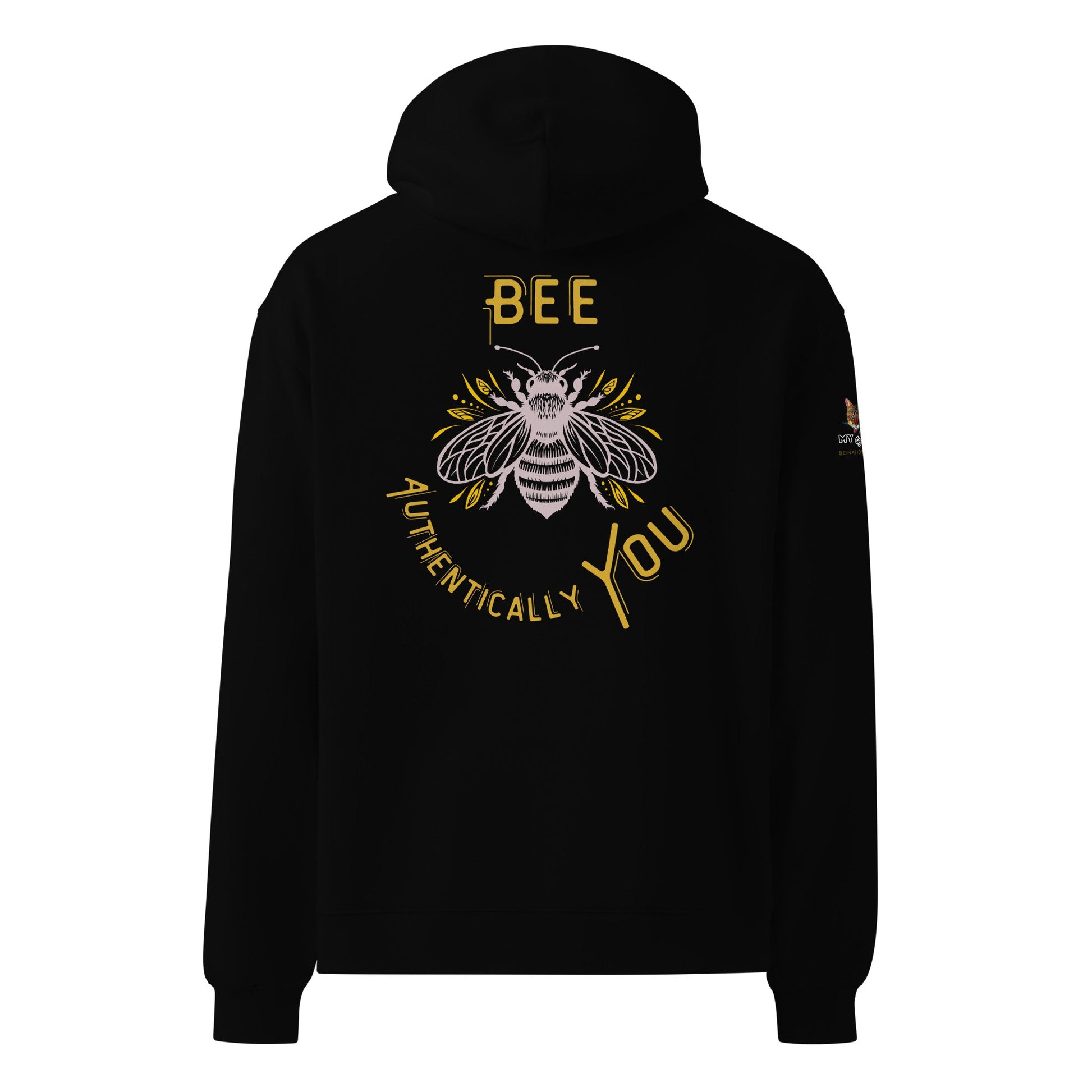 Be Authentically You Unisex Plush Hoodie - My Social Cat Bonafide Boutique LLCBe Authentically You Unisex Plush HoodieHooded sweatshirtMy Social Cat Bonafide Boutique LLCBlackSbeehoodie