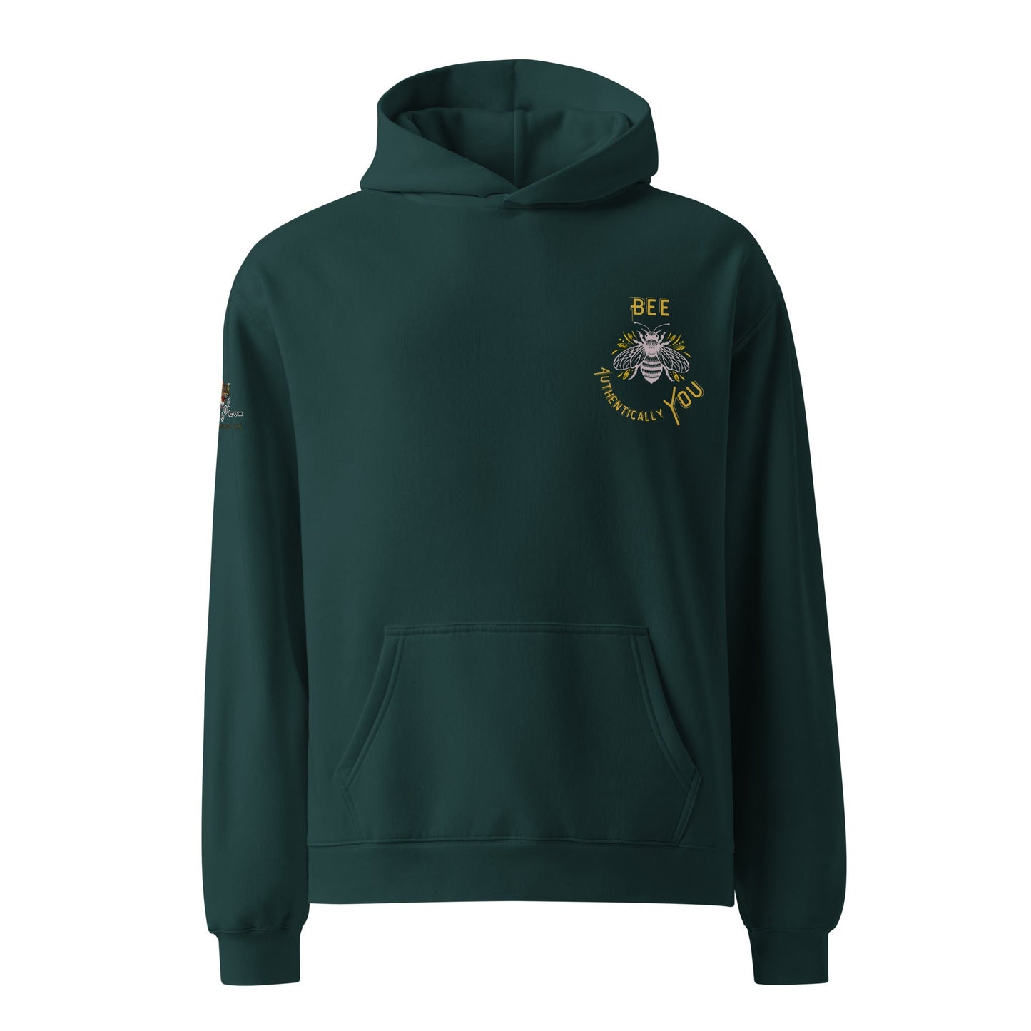 Be Authentically You Unisex Plush Hoodie - My Social Cat Bonafide Boutique LLCBe Authentically You Unisex Plush HoodieHooded sweatshirtMy Social Cat Bonafide Boutique LLCPine GreenSbeehoodie