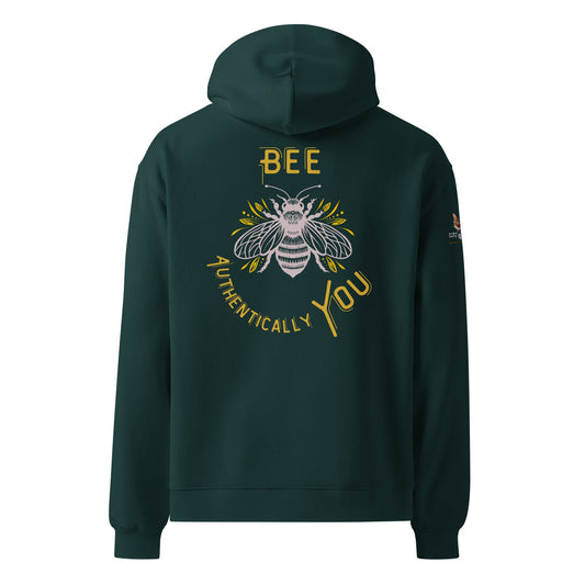 Be Authentically You Unisex Plush Hoodie - My Social Cat Bonafide Boutique LLCBe Authentically You Unisex Plush HoodieHooded sweatshirtMy Social Cat Bonafide Boutique LLCPine GreenSbeehoodie