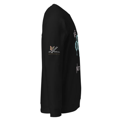 Be Better Not Bitter Unisex Organic Plush Sweatshirt - My Social Cat Bonafide Boutique LLCBe Better Not Bitter Unisex Organic Plush SweatshirtSweatshirtMy Social Cat Bonafide Boutique LLCBlackXSbebetter