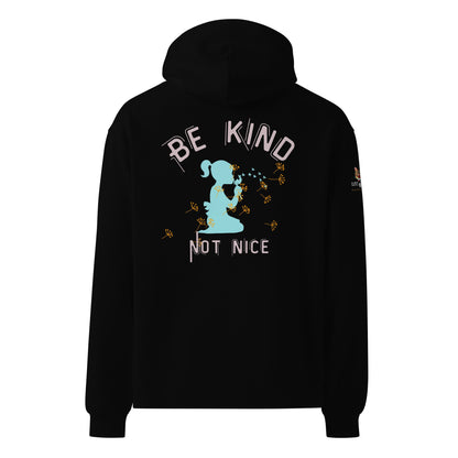 Be Kind Not Nice Unisex Plush Hoodie - My Social Cat Bonafide Boutique LLCBe Kind Not Nice Unisex Plush HoodieHooded sweatshirtMy Social Cat Bonafide Boutique LLCBlackSbehoodie