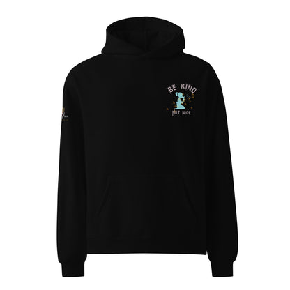Be Kind Not Nice Unisex Plush Hoodie - My Social Cat Bonafide Boutique LLCBe Kind Not Nice Unisex Plush HoodieHooded sweatshirtMy Social Cat Bonafide Boutique LLCBlackSbehoodie