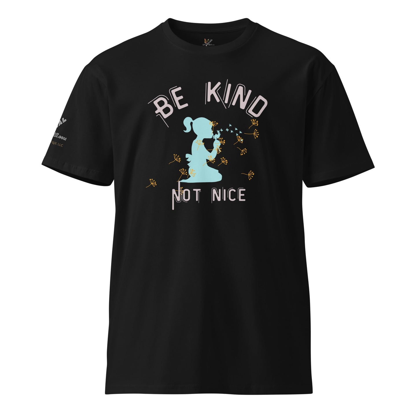 Be Kind Not Nice Unisex Premium Tee - My Social Cat Bonafide Boutique LLCBe Kind Not Nice Unisex Premium TeeT-shirtMy Social Cat Bonafide Boutique LLCBlackSbekind