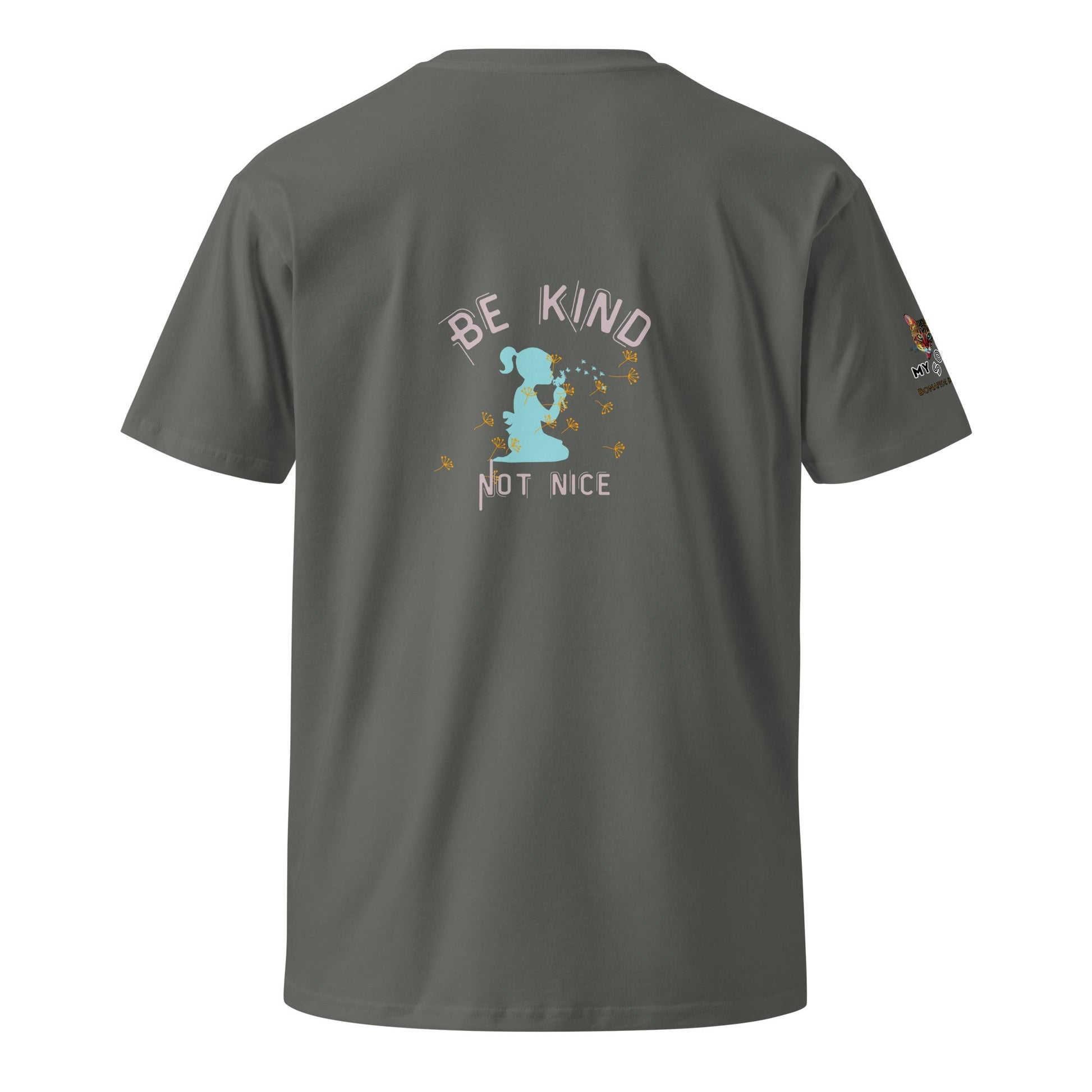 Be Kind Not Nice Unisex Premium Tee - My Social Cat Bonafide Boutique LLCBe Kind Not Nice Unisex Premium TeeT-shirtMy Social Cat Bonafide Boutique LLCCharcoalSbekind
