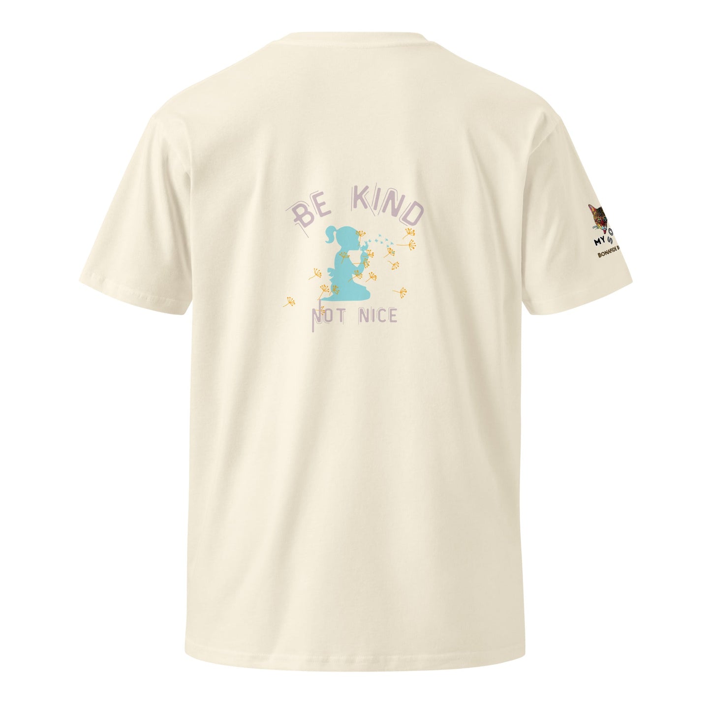 Be Kind Not Nice Unisex Premium Tee - My Social Cat Bonafide Boutique LLCBe Kind Not Nice Unisex Premium TeeT-shirtMy Social Cat Bonafide Boutique LLCNaturalSbekind