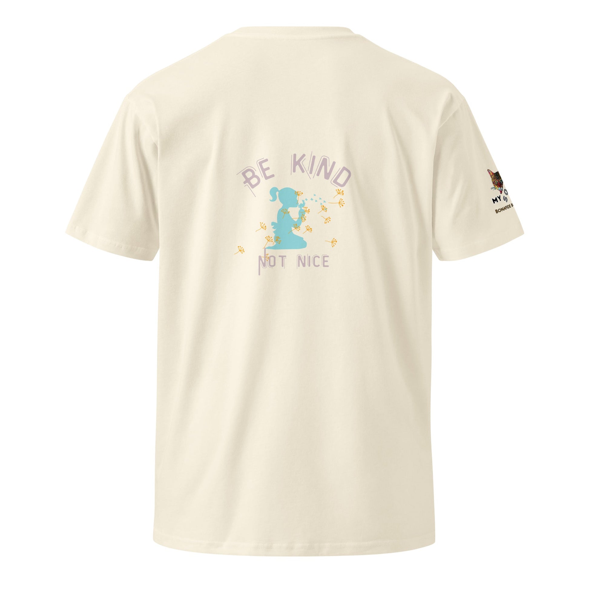 Be Kind Not Nice Unisex Premium Tee - My Social Cat Bonafide Boutique LLCBe Kind Not Nice Unisex Premium TeeT-shirtMy Social Cat Bonafide Boutique LLCNaturalSbekind