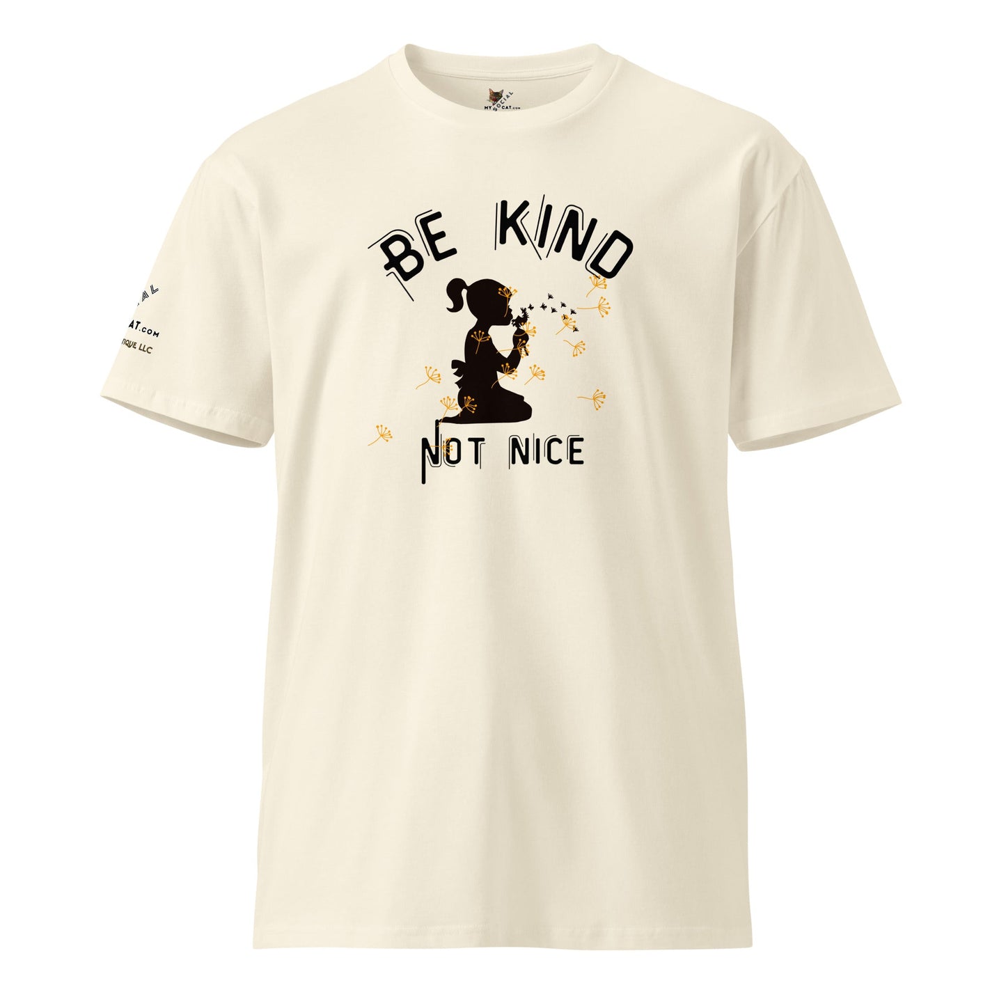 Be Kind Not Nice Unisex Premium Tee - My Social Cat Bonafide Boutique LLCBe Kind Not Nice Unisex Premium TeeT-shirtMy Social Cat Bonafide Boutique LLCNaturalSbekind