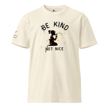 Be Kind Not Nice Unisex Premium Tee - My Social Cat Bonafide Boutique LLCBe Kind Not Nice Unisex Premium TeeT-shirtMy Social Cat Bonafide Boutique LLCNaturalSbekind