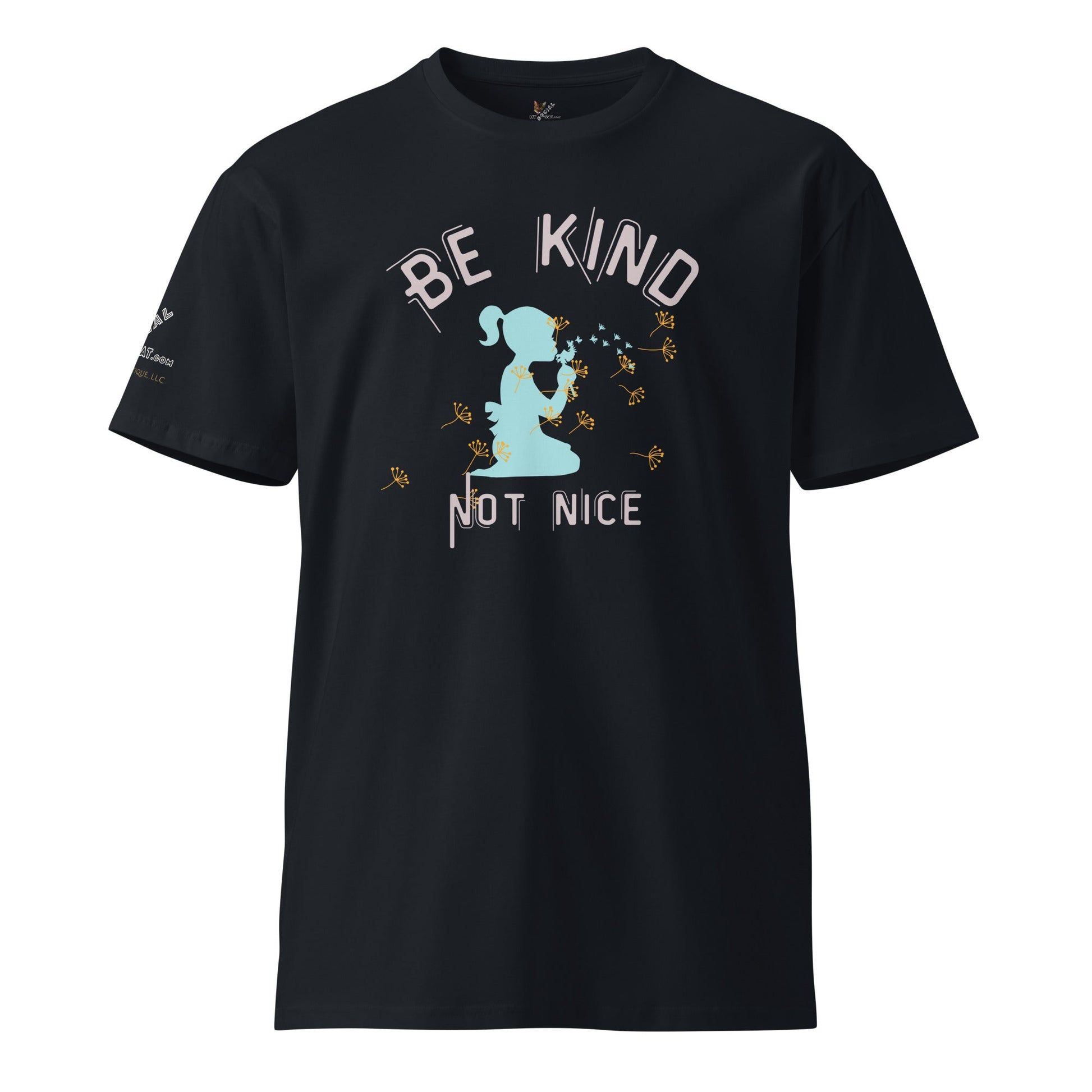 Be Kind Not Nice Unisex Premium Tee - My Social Cat Bonafide Boutique LLCBe Kind Not Nice Unisex Premium TeeT-shirtMy Social Cat Bonafide Boutique LLCNavySbekind