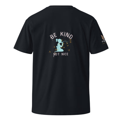 Be Kind Not Nice Unisex Premium Tee - My Social Cat Bonafide Boutique LLCBe Kind Not Nice Unisex Premium TeeT-shirtMy Social Cat Bonafide Boutique LLCNavySbekind
