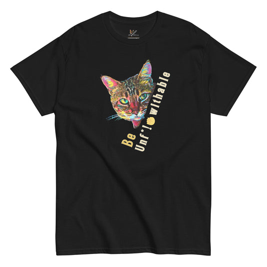 Be Unf*!*withable Unisex Classic Tee - My Social Cat Bonafide Boutique LLCBe Unf*!*withable Unisex Classic TeeT-shirtMy Social Cat Bonafide Boutique LLCSbecat
