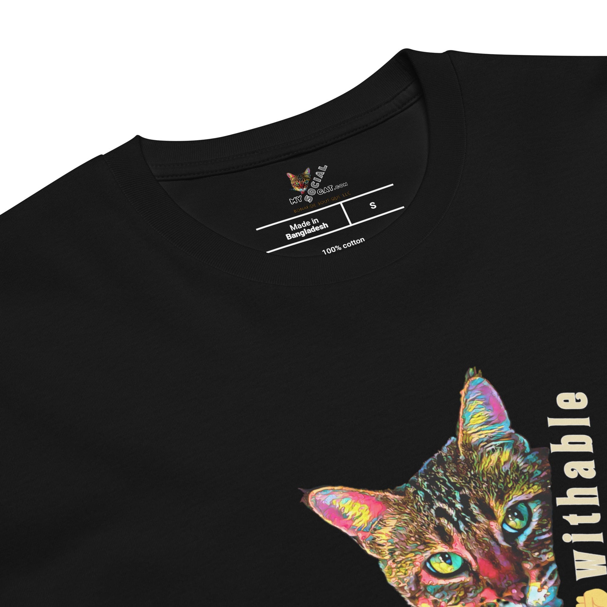 Be Unf*!*withable Unisex Premium Tee - My Social Cat Bonafide Boutique LLCBe Unf*!*withable Unisex Premium TeeT-shirtMy Social Cat Bonafide Boutique LLCSbecat