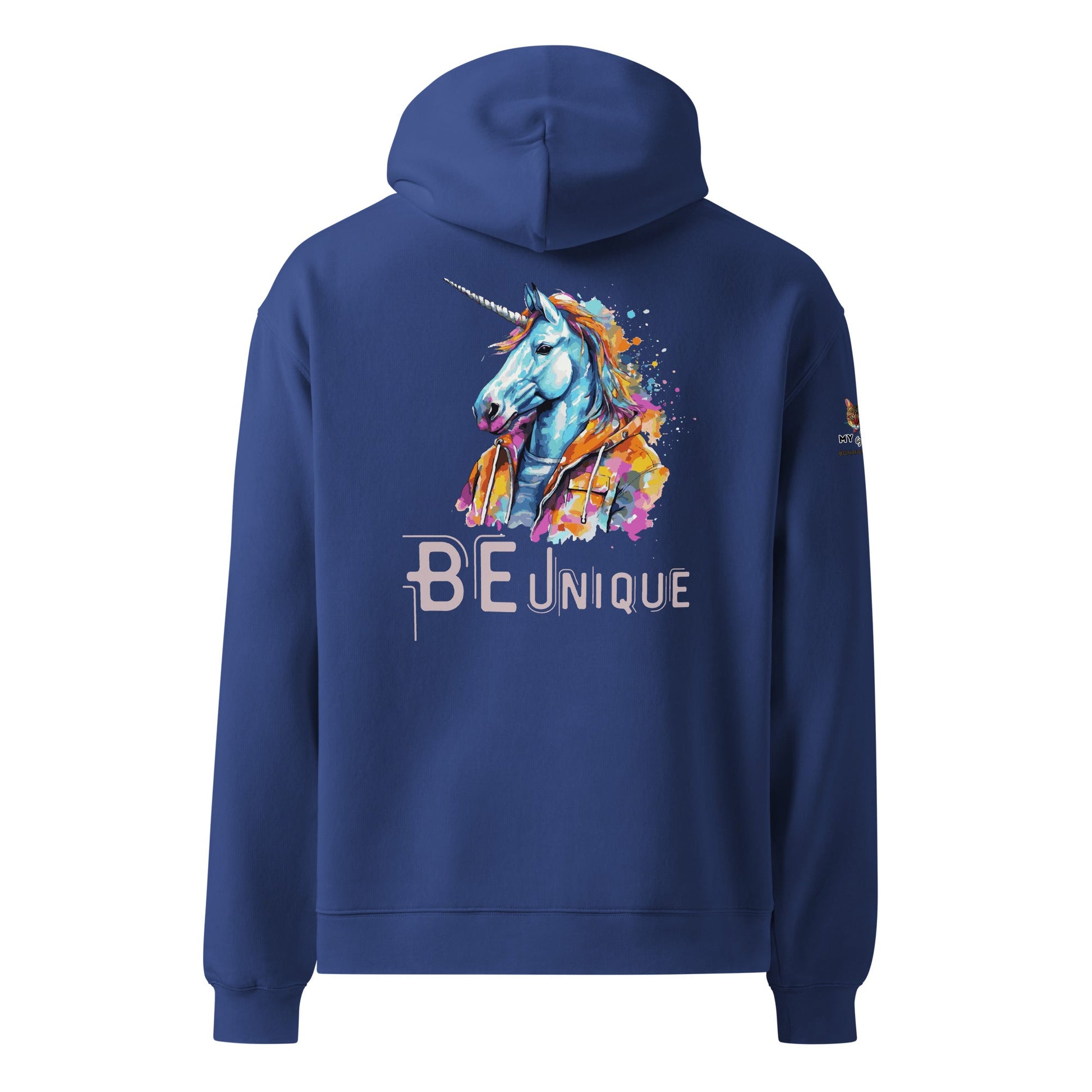 Be Unique Unisex Plush Hoodie - My Social Cat Bonafide Boutique LLCBe Unique Unisex Plush HoodieHooded sweatshirtMy Social Cat Bonafide Boutique LLCCobaltSbehoodie