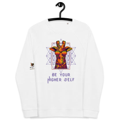 Be Your Higher Self Plush Organic Sweatshirt - My Social Cat Bonafide Boutique LLCBe Your Higher Self Plush Organic SweatshirtSweatshirtMy Social Cat Bonafide Boutique LLCWhiteXShigherplush