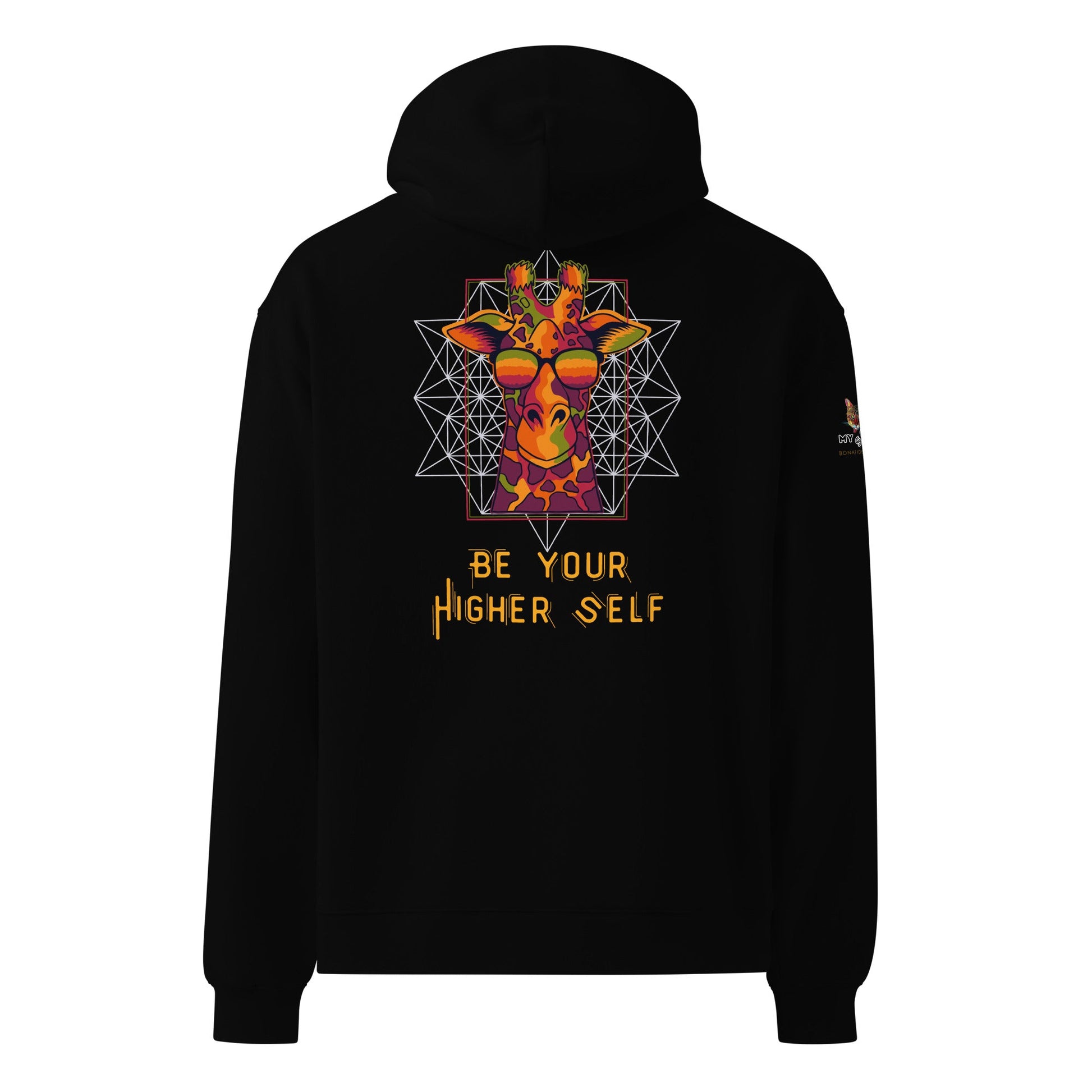Be Your Higher Self Unisex Plush Hoodie - My Social Cat Bonafide Boutique LLCBe Your Higher Self Unisex Plush HoodieHooded sweatshirtMy Social Cat Bonafide Boutique LLCBlackSbegiraffe