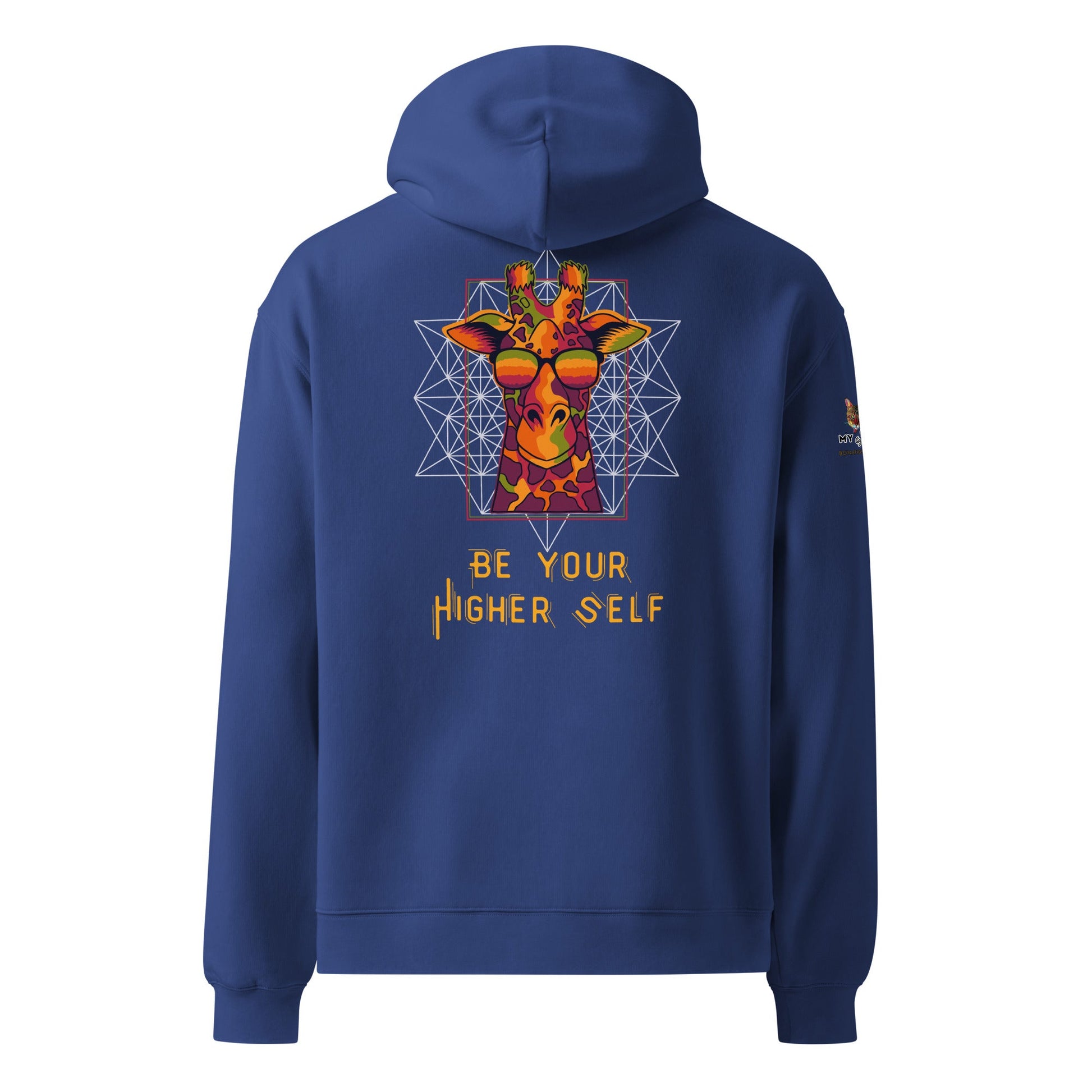 Be Your Higher Self Unisex Plush Hoodie - My Social Cat Bonafide Boutique LLCBe Your Higher Self Unisex Plush HoodieHooded sweatshirtMy Social Cat Bonafide Boutique LLCCobaltSbegiraffe
