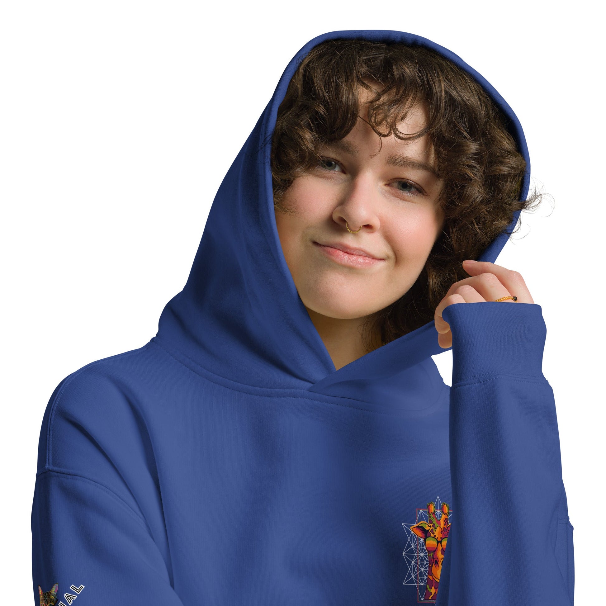 Be Your Higher Self Unisex Plush Hoodie - My Social Cat Bonafide Boutique LLCBe Your Higher Self Unisex Plush HoodieHooded sweatshirtMy Social Cat Bonafide Boutique LLCCobaltSbegiraffe
