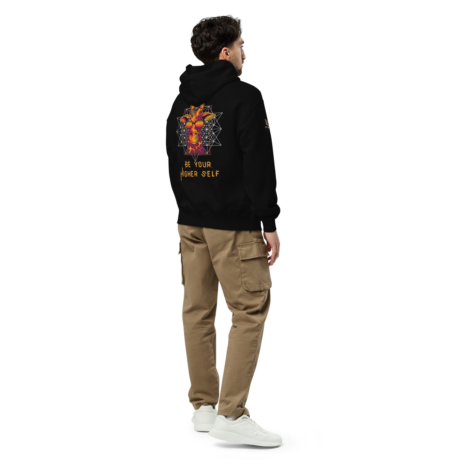 Be Your Higher Self Unisex Plush Hoodie - My Social Cat Bonafide Boutique LLCBe Your Higher Self Unisex Plush HoodieHooded sweatshirtMy Social Cat Bonafide Boutique LLCCobaltSbegiraffe