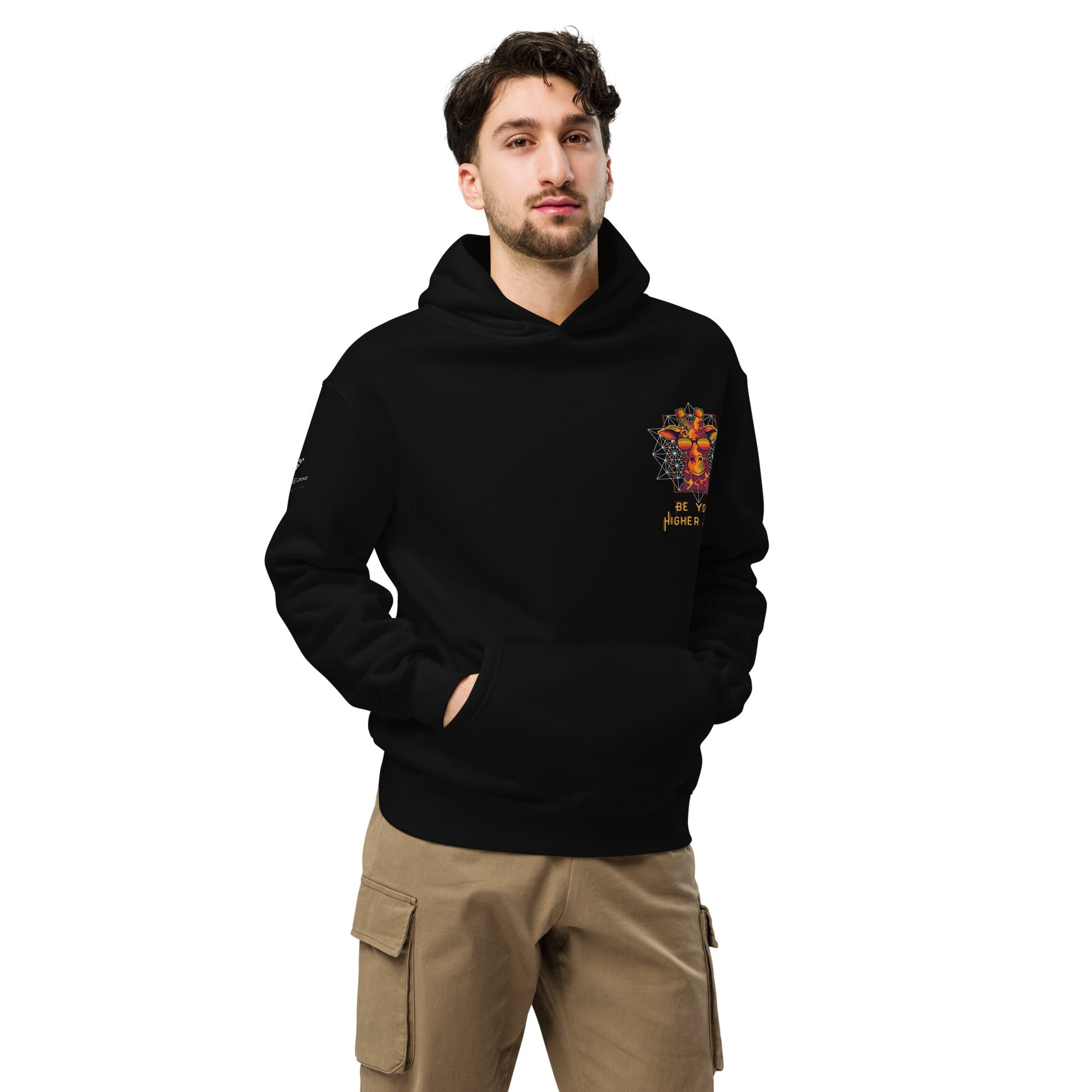 Be Your Higher Self Unisex Plush Hoodie - My Social Cat Bonafide Boutique LLCBe Your Higher Self Unisex Plush HoodieHooded sweatshirtMy Social Cat Bonafide Boutique LLCCobaltSbegiraffe