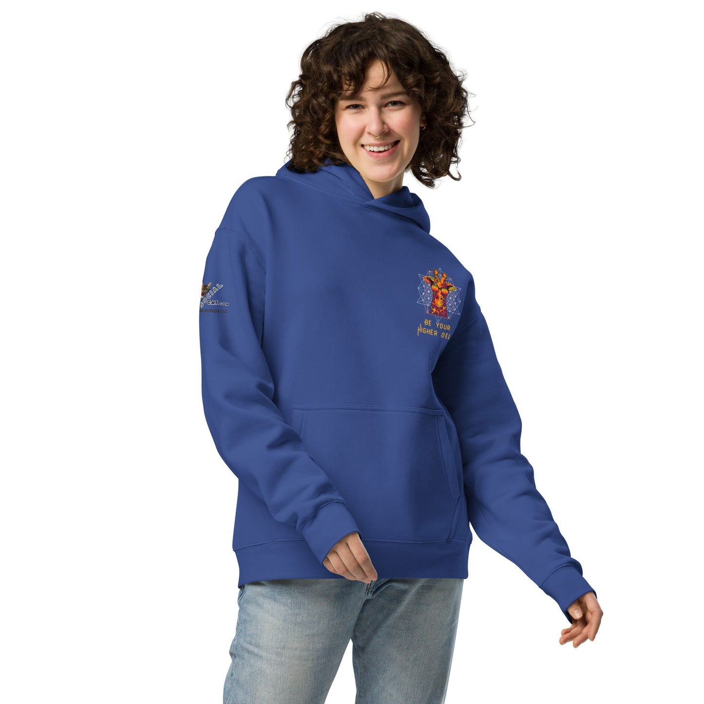 Be Your Higher Self Unisex Plush Hoodie - My Social Cat Bonafide Boutique LLCBe Your Higher Self Unisex Plush HoodieHooded sweatshirtMy Social Cat Bonafide Boutique LLCBlackSbegiraffe