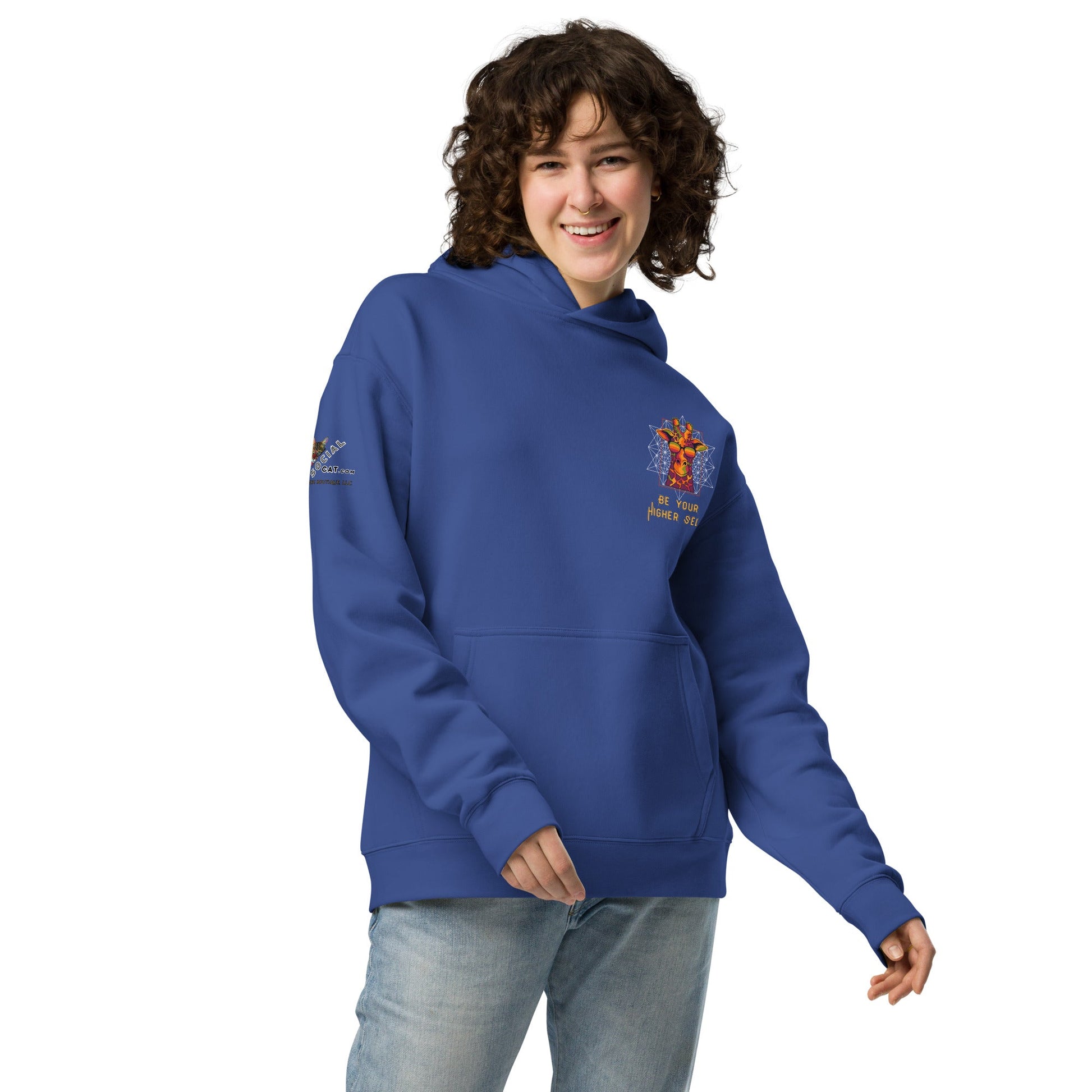 Be Your Higher Self Unisex Plush Hoodie - My Social Cat Bonafide Boutique LLCBe Your Higher Self Unisex Plush HoodieHooded sweatshirtMy Social Cat Bonafide Boutique LLCBlackSbegiraffe