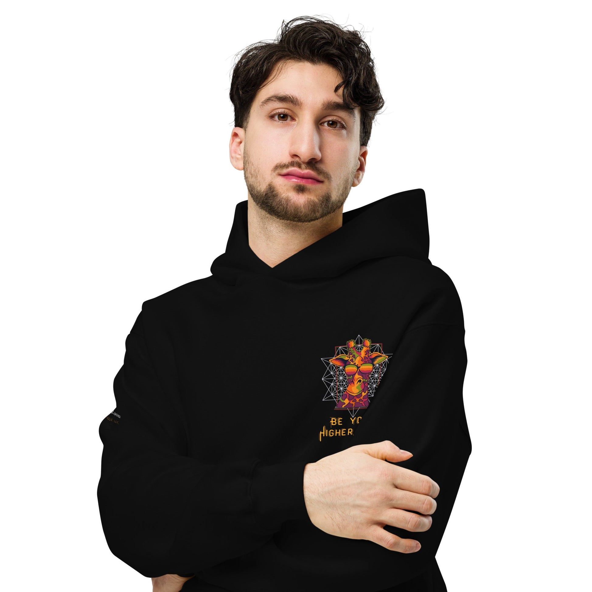 Be Your Higher Self Unisex Plush Hoodie - My Social Cat Bonafide Boutique LLCBe Your Higher Self Unisex Plush HoodieHooded sweatshirtMy Social Cat Bonafide Boutique LLCCobaltSbegiraffe