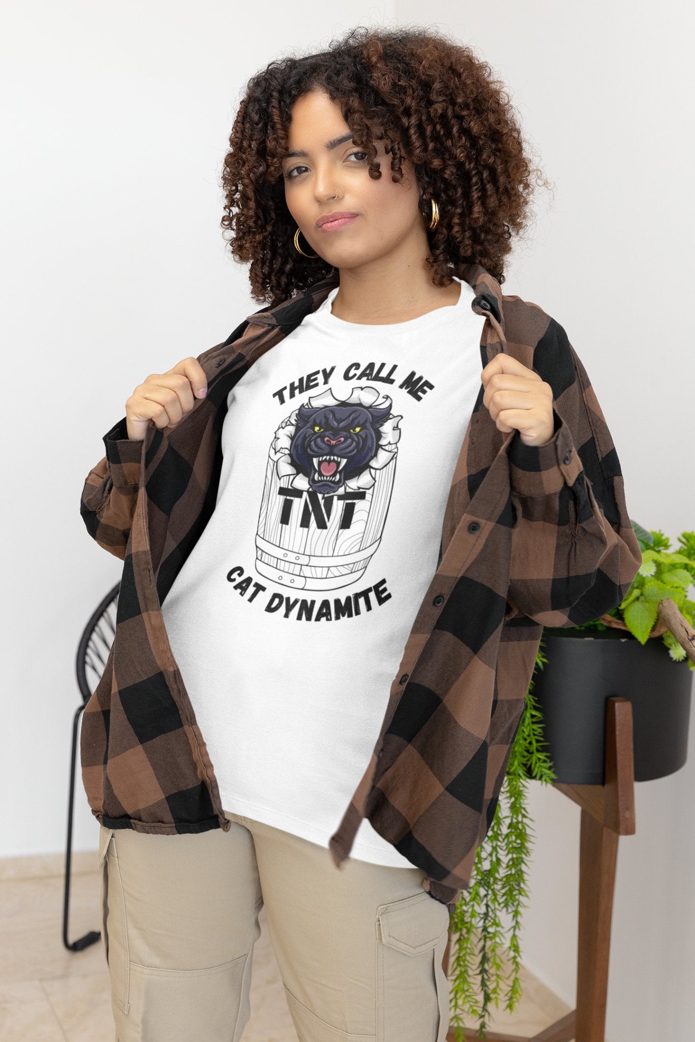 Cat Dynamite Unisex Tee - My Social Cat Bonafide Boutique LLCCat Dynamite Unisex TeeT-shirtMy Social Cat Bonafide Boutique LLCcall mecat