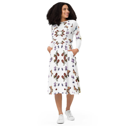 Berries All - Over Print Long Sleeve midi Dress - My Social Cat Bonafide Boutique LLCBerries All - Over Print Long Sleeve midi DressDressMy Social Cat Bonafide Boutique LLC2XSallbeetle