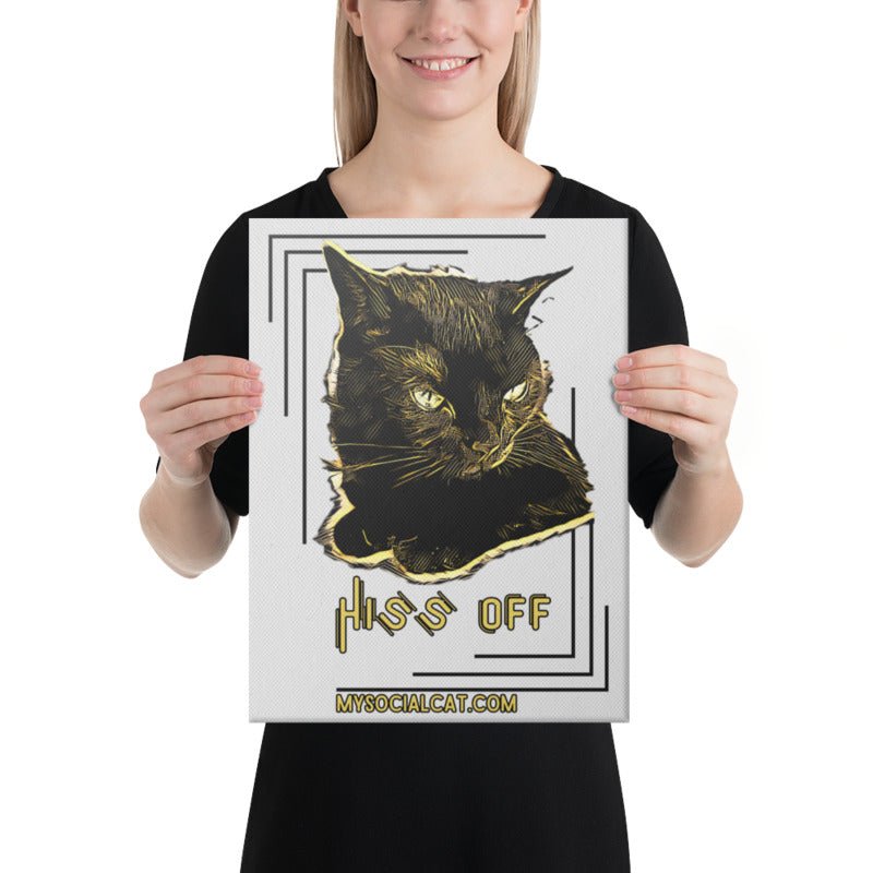 Hiss Off Canvas Print