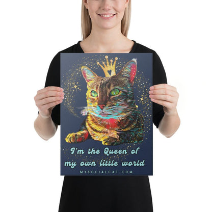 I'm The Queen Canvas Print