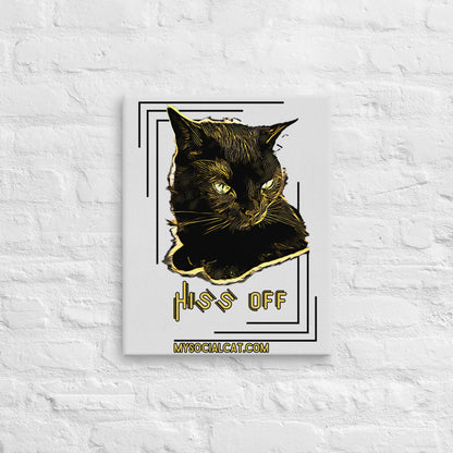 Hiss Off Canvas Print