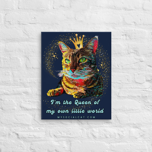 I'm The Queen Canvas Print