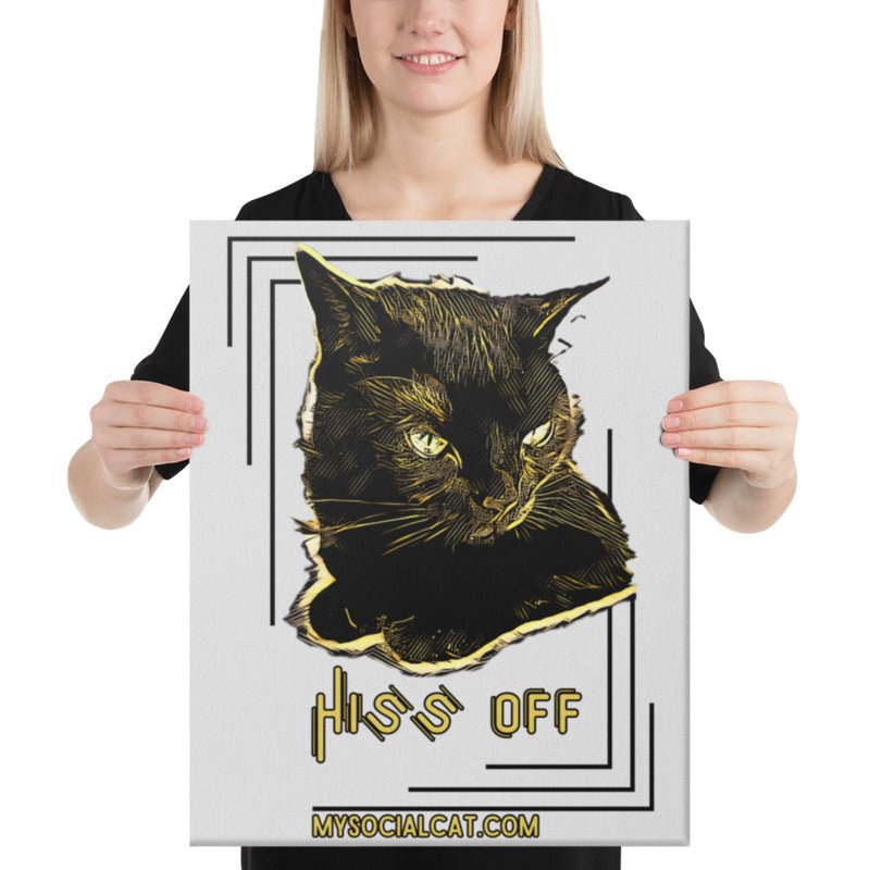 Hiss Off Canvas Print