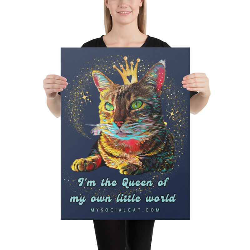 I'm The Queen Canvas Print