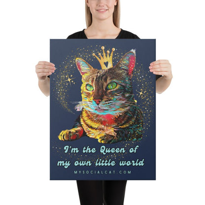 I'm The Queen Canvas Print