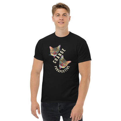 Change Purspective Unisex Classic Tee - My Social Cat Bonafide Boutique LLCChange Purspective Unisex Classic TeeMy Social Cat Bonafide Boutique LLCScatchange