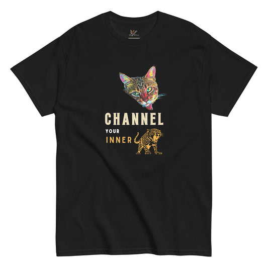 Channel Your Inner Leopard Unisex Classic Tee - My Social Cat Bonafide Boutique LLCChannel Your Inner Leopard Unisex Classic TeeT-shirtMy Social Cat Bonafide Boutique LLCBlackScatchannel