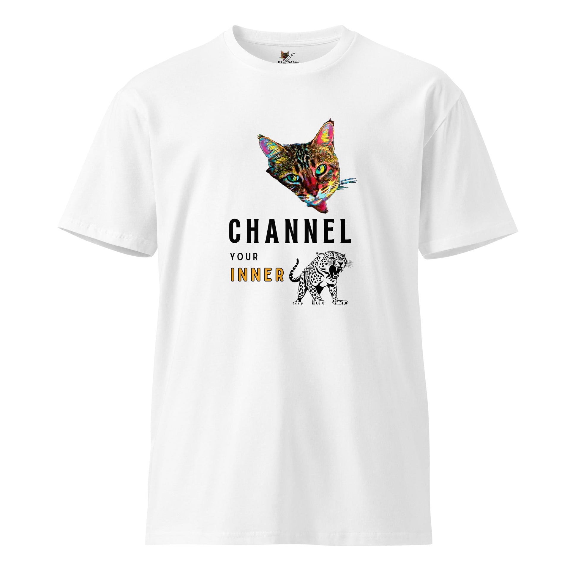 Channel Your Inner Leopard Unisex Premium Tee - My Social Cat Bonafide Boutique LLCChannel Your Inner Leopard Unisex Premium TeeT-shirtMy Social Cat Bonafide Boutique LLCWhiteScatchannel